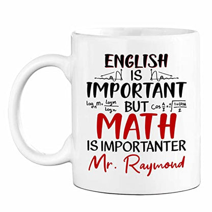 Personalized Choose Name English Is | Customised Coffee Mug | 11 OZ