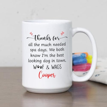 World s Best Dog Groomer Personalized | Customised Coffee Mug | 11 OZ