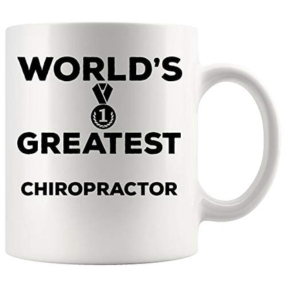 Chiropractor Best Ever Worlds Greatest Funny | Ceramic Coffee Mug | 11 OZ
