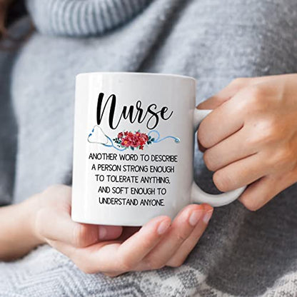 Custom Nurse With Name Personalized Gift | Customised Coffee Mug | 11 OZ