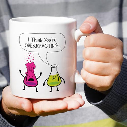 Funny Chemistry Teacher I Think You re | Ceramic Coffee Mug | 11 OZ