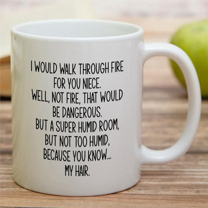 Funny Niece or Humorous Present for From Aunt | Ceramic Coffee Mug | 11 OZ