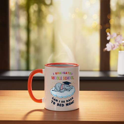 I Graduated Middle School Professional | Ceramic Coffee Mug | 11 OZ