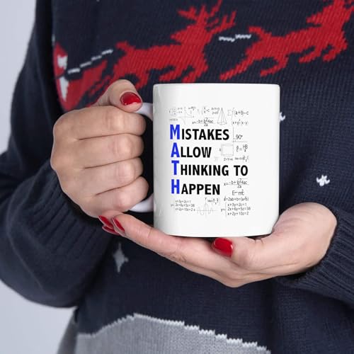 Personalized Mistakes Allow Thinking To | Customised Coffee Mug | 11 OZ
