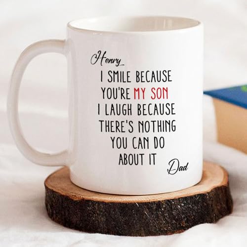 Wrappiness Funny Daughter from Mom Dad I | Customised Coffee Mug | 11 OZ