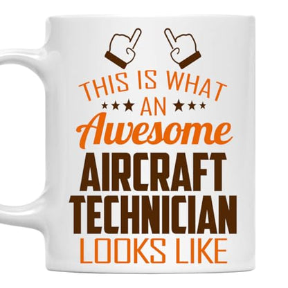 Awesome Aircraft Technician This Is What an | Ceramic Coffee Mug | 11 OZ