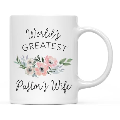 Gift for Women World s Greatest Pastor Wife | Ceramic Coffee Mug | 11 OZ