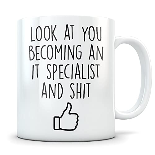 IT graduation gifts graduates specialist | Ceramic Coffee Mug | 11 OZ
