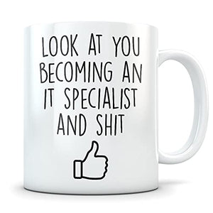 IT graduation gifts graduates specialist | Ceramic Coffee Mug | 11 OZ
