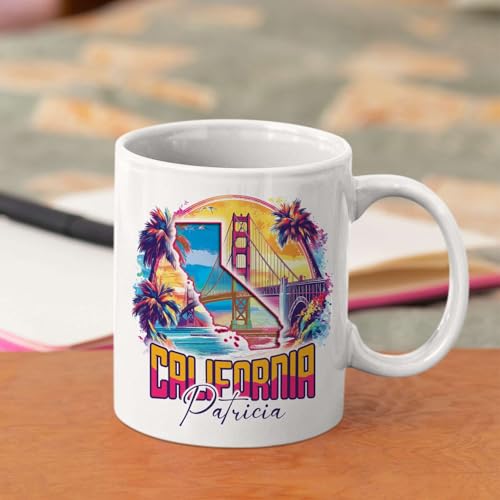 California Bridge Custom US State Themed | Customised Coffee Mug | 11 OZ