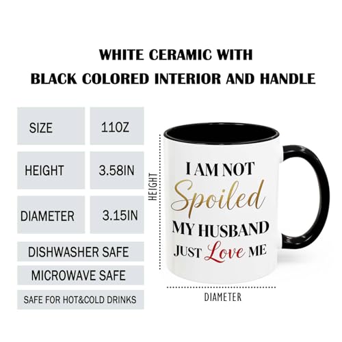 Birthday Gifts from Husband to Wife I Am Not | Ceramic Coffee Mug | 11 OZ