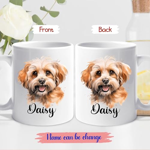 Personalized Maltipoo Gift For Mom Dad Cute | Customised Coffee Mug | 11 OZ