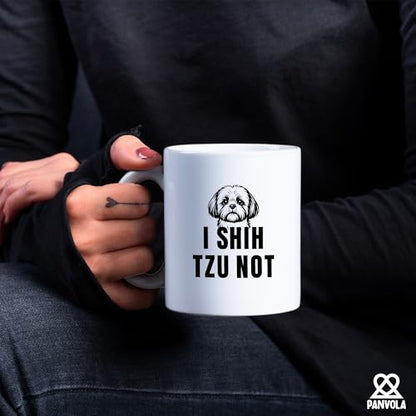 I Shih Tzu Not Dog Gifts Owner Small Dad Mom | Ceramic Coffee Mug | 11 OZ