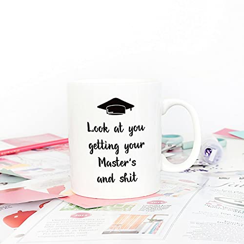 Christmas Gifts Funny Masters Graduation Look | Ceramic Coffee Mug | 11 OZ