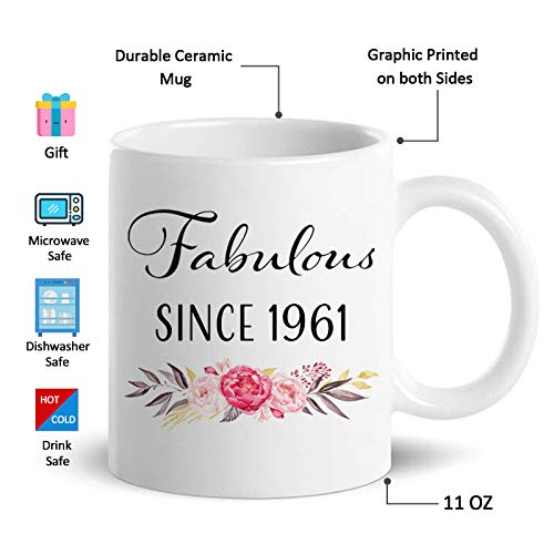 Choinn 65th Birthday Gifts for Women Funny 65 | Ceramic Coffee Mug | 11 OZ