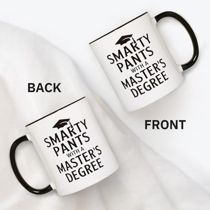 Petalsun Masters Degree Graduation Gifts Funny | Ceramic Coffee Mug | 11 OZ