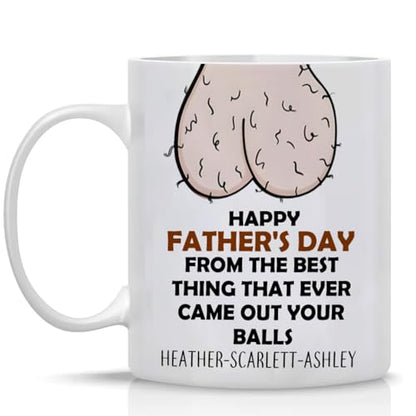 Funny Father s Day Gift for Dad Daddy Papa | Customised Coffee Mug | 11 OZ