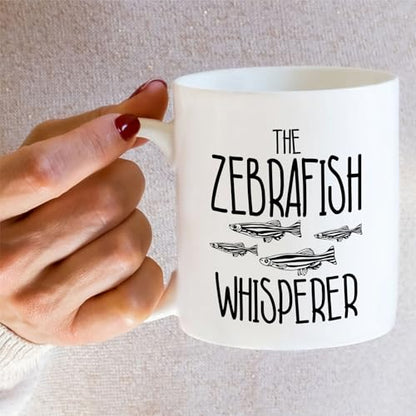 Funny Zebrafish Lover Whisperer Hilarious Gift | Ceramic Coffee Mug | 11 OZ