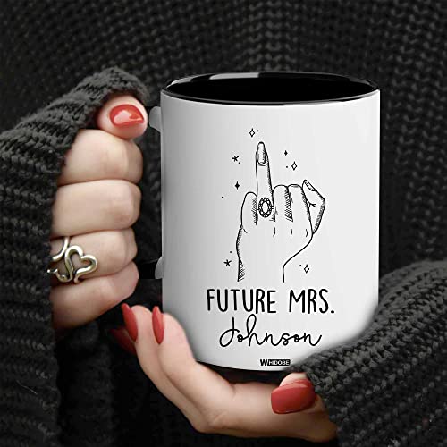 WHIDOBE Personalized Future Mrs Customized | Customised Coffee Mug | 11 OZ