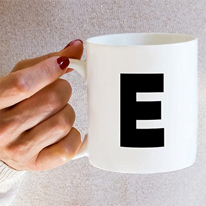 Initial A-Z Alphabet Monogrammed Student | Ceramic Coffee Mug | 11 OZ
