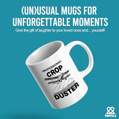 Professional Crop Duster Farmer Gifts Farming | Ceramic Coffee Mug | 11 OZ