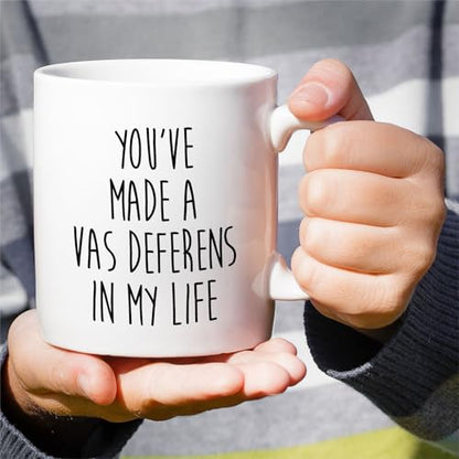 Funny Urologist Vas Deferens Pun Humorous | Ceramic Coffee Mug | 11 OZ