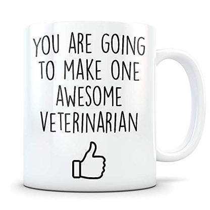 New Vet Gift Veterinarian Graduation Great | Ceramic Coffee Mug | 11 OZ