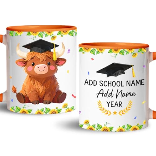 Custom Highland Cow Gift for Master | Customised Coffee Mug | 11 OZ