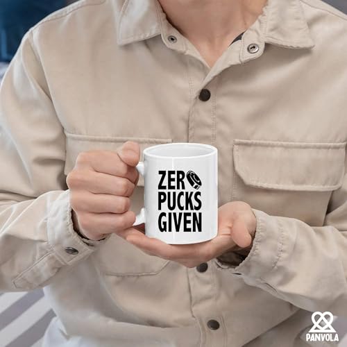 Zero Pucks Given Hockey Gifts For Men Women | Ceramic Coffee Mug | 11 OZ