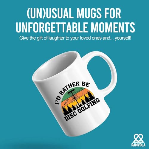 I d Rather Be Disc Golfing Golf Gifts Funny | Ceramic Coffee Mug | 11 OZ