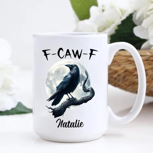 Funny FCAWF Cow Travel Gift For Office | Customised Coffee Mug | 11 OZ