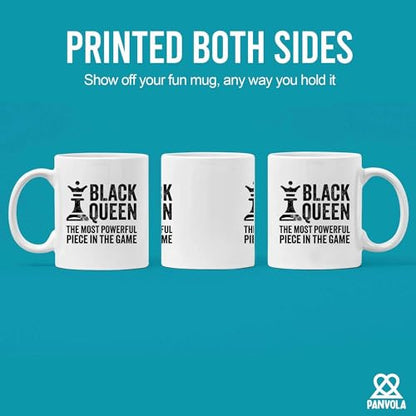 Queen The Most Powerful Piece In Game Woman | Ceramic Coffee Mug | 11 OZ