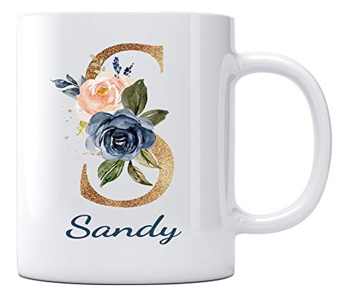 Happy Mothers Day with Name Sandy Best Gifts | Ceramic Coffee Mug | 11 OZ