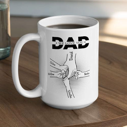 Happy Father s Day Gift Family Graduate | Customised Coffee Mug | 11 OZ