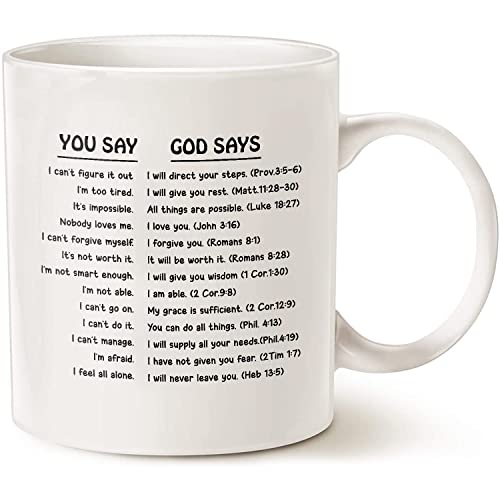 You Say god Says Bible Verses Memerse Pastor | Ceramic Coffee Mug | 11 OZ