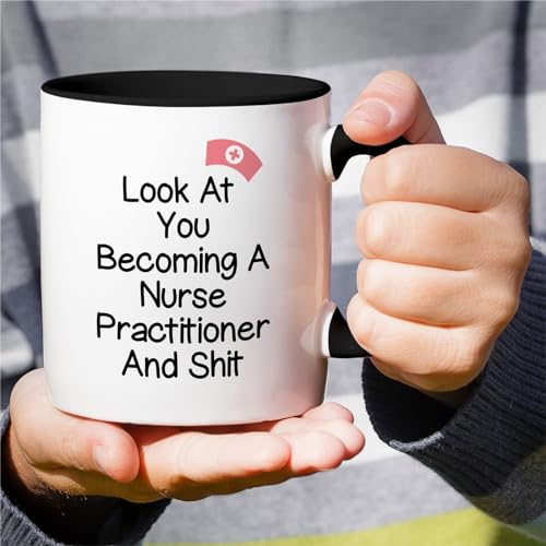 Funny Look at You Becoming a Nurse Funny | Ceramic Coffee Mug | 11 OZ