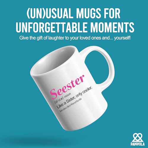 Seester Definition Sister Gifts for Women | Ceramic Coffee Mug | 11 OZ