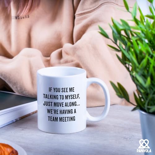If You See Me Talking Myself Sarcastic Gifts | Ceramic Coffee Mug | 11 OZ