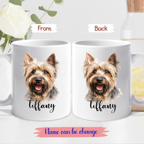 Personalized Yorkshire Dogs Accent Unique | Customised Coffee Mug | 11 OZ