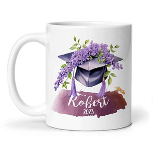 Customized Name And Year Congratulations | Customised Coffee Mug | 11 OZ