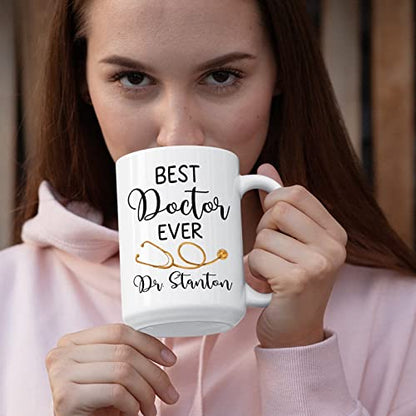 Best Doctor Ever Personalized With Name | Customised Coffee Mug | 11 OZ