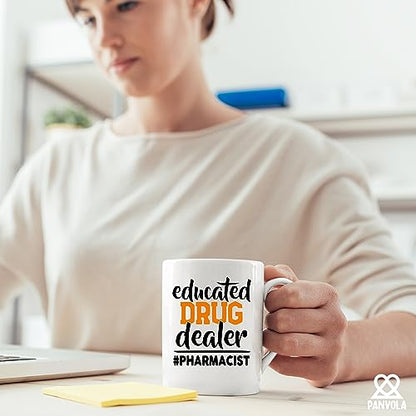 Educated Drug Dealer Funny Sarcastic | Ceramic Coffee Mug | 11 OZ