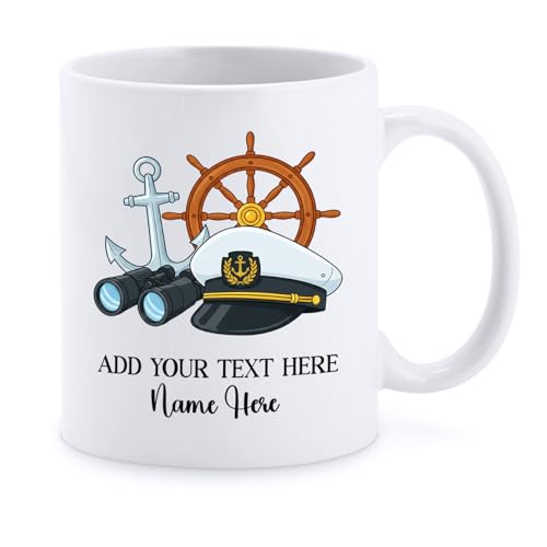 Captain Gifts For Sailor Men Women | Customised Coffee Mug | 11 OZ
