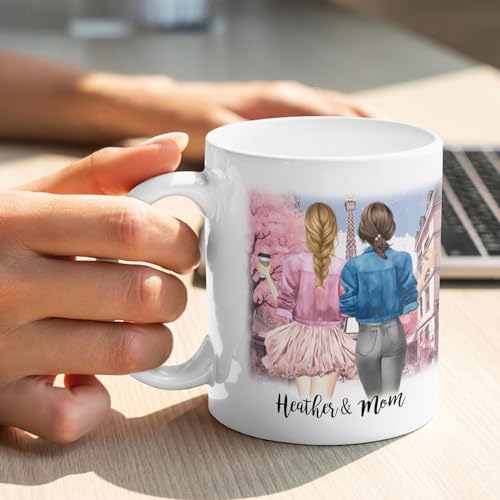 Personalized Mom from Daughter Mother s Day | Customised Coffee Mug | 11 OZ