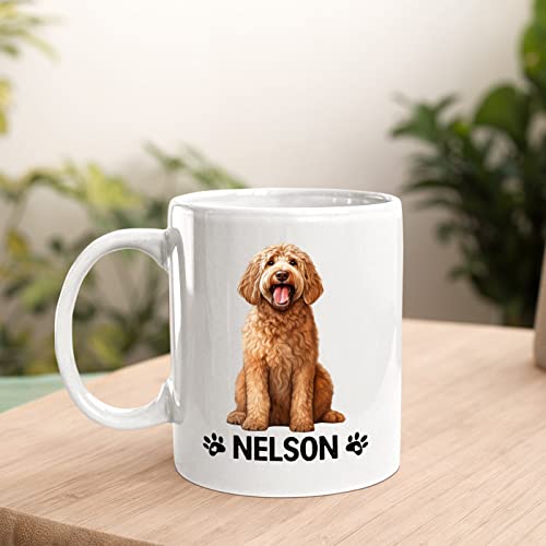 Personalized Goldendoodle Customized Name | Customised Coffee Mug | 11 OZ