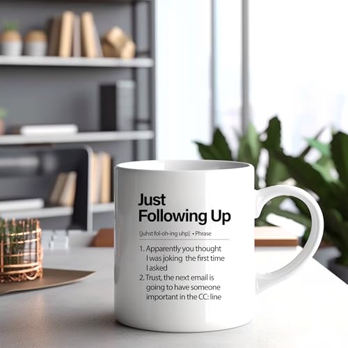 Just Following Up Definition Boss Gifts To | Ceramic Coffee Mug | 11 OZ