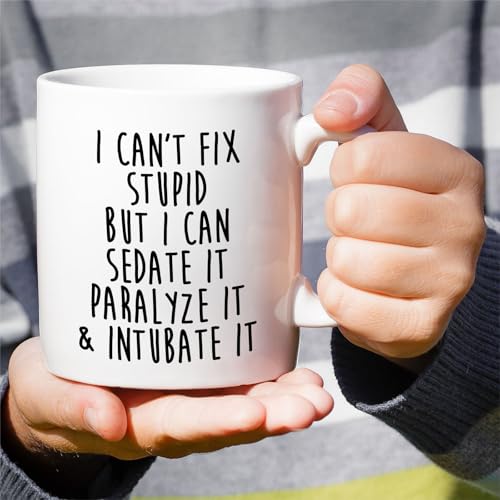 Funny Paramedic or I Can Sedate It Paralyze | Ceramic Coffee Mug | 11 OZ