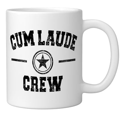 Cum Laude Crew Graduation Achievement Design | Ceramic Coffee Mug | 11 OZ