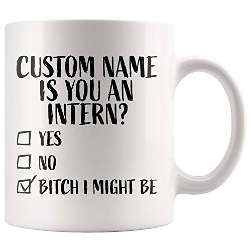 Personalized Intern Gift Graduation | Customised Coffee Mug | 11 OZ