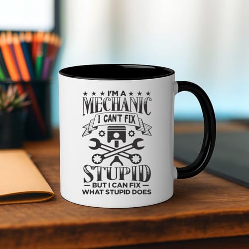 MissDaisy-Funny Mechanic Witty Garage Decor | Ceramic Coffee Mug | 11 OZ